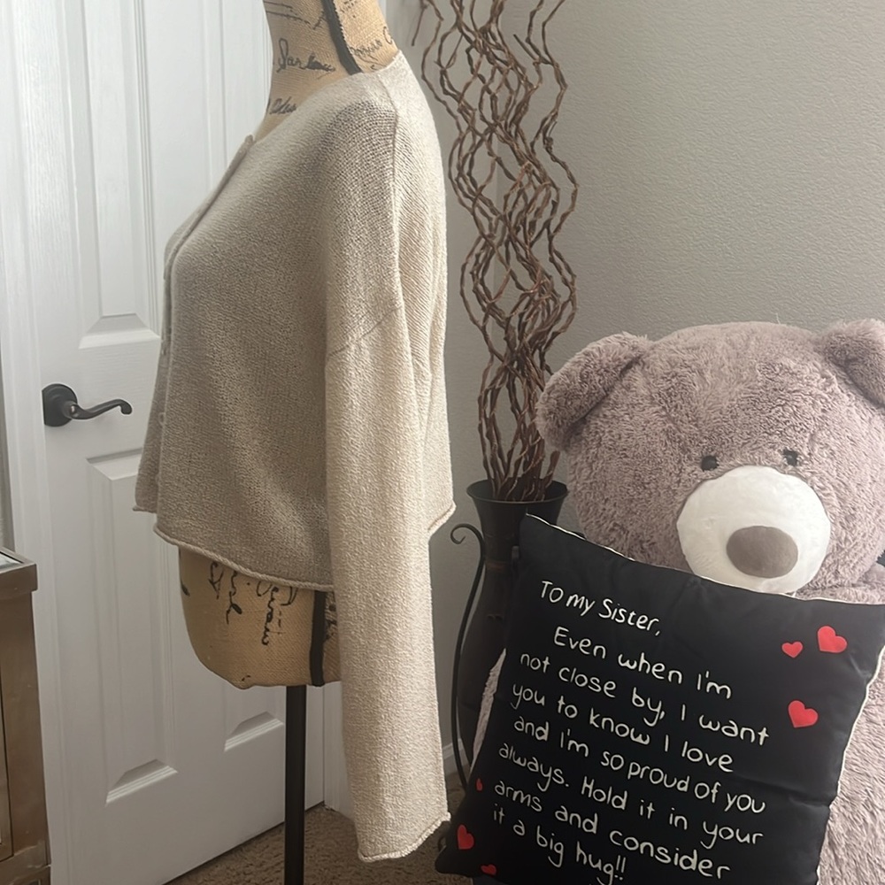 Dazy Button Up Sweater Gently Used. Excellent Con… - image 3